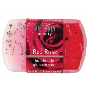Глицеринов сапун Червена Роза 70g - Victoria Beauty